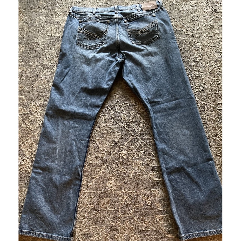 Wrangler Jeans Men 38 x 33 20X Style‎ 42 Vintage Boot Cut Whisker - Picture 2 of 11